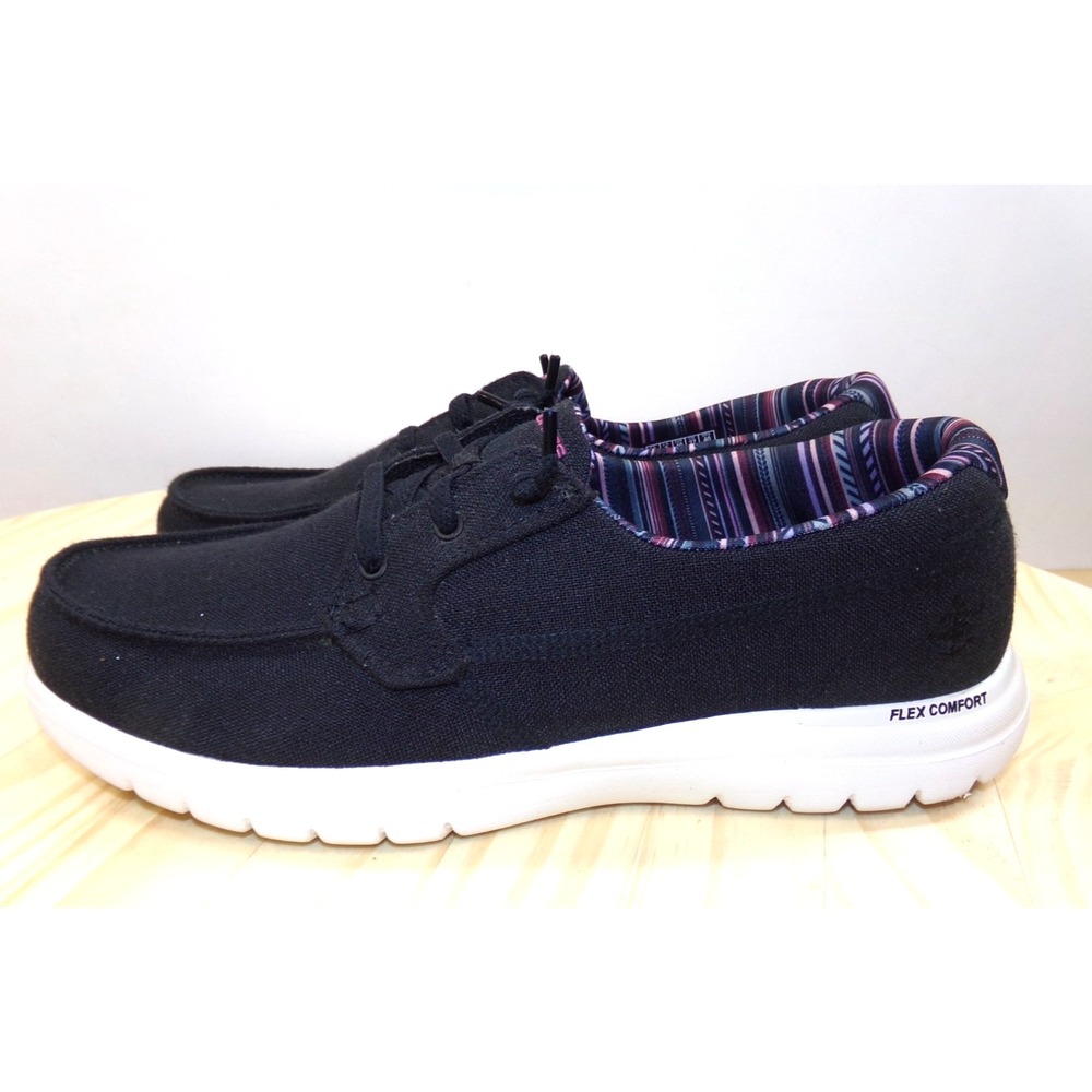 Skechers On the Go Air Cooled Slip On Shoes Sneakers Womens Black Sz 10 Goga Mat - Picture 4 of 10